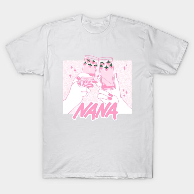 NANA Strawberry Glasses T-Shirt by MoonbeansandRice